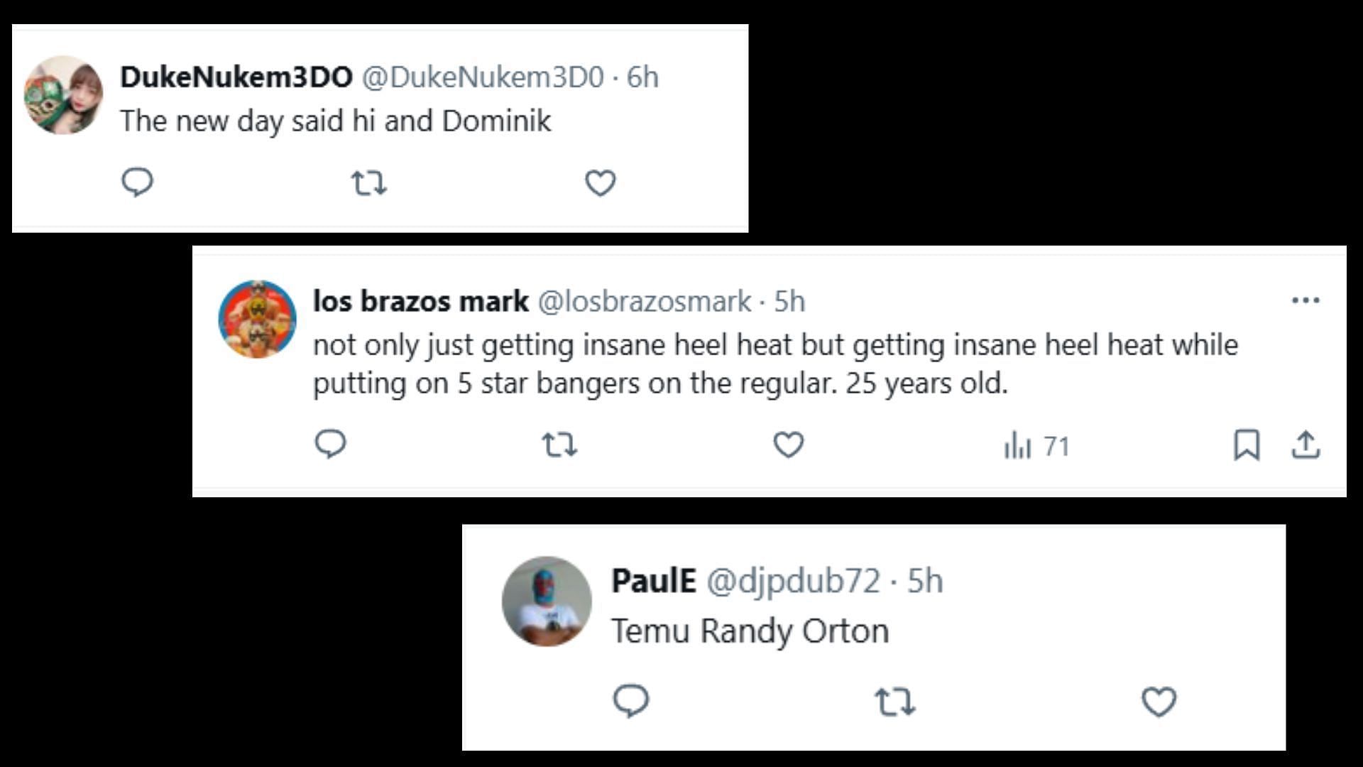 Fans react to Kyle Fletcher getting booed. (Images via @KXNGAO's X replies)